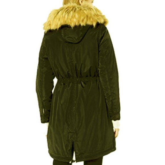bebe Women's Outerwear Heavyweight Parka Jacket - Picture 2 of 3
